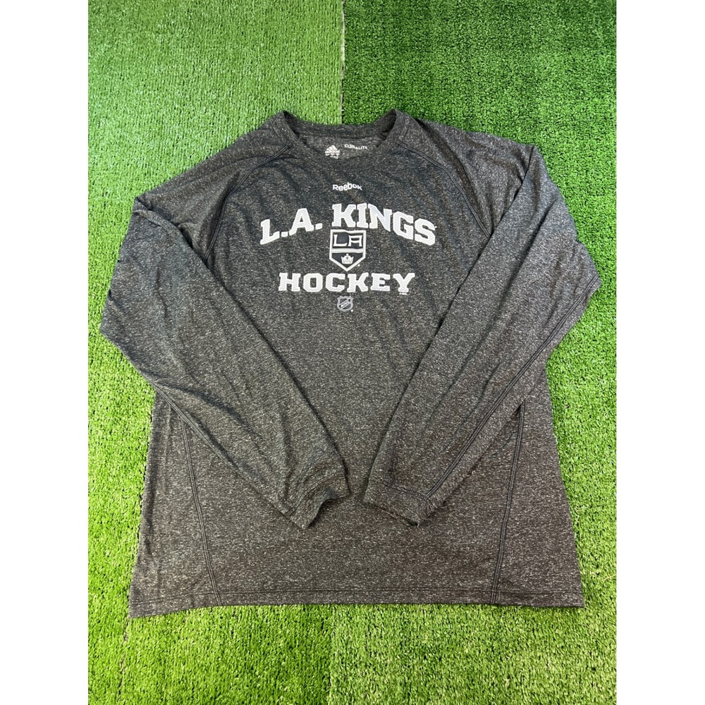 Reebok LA Kings‎ Hockey Long Sleeve Athletic Shirt Men's Size Large